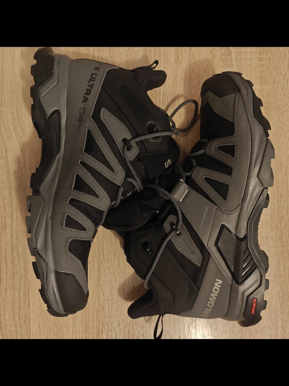 Salomon X Ultra 4 Mid Gore-TexBlack Magnet  Size 10.5 Men's